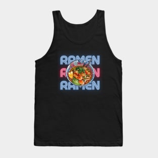 Ramen Katakana Soup Japan Japanese Vintage Tank Top